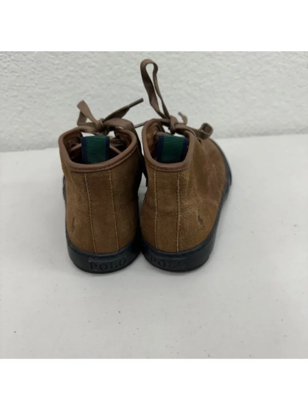 Polo Ralph Lauren Suede Chett Ankle Boots Leather Chukka Bootie Boys Kids Size 2